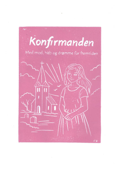 Konfirmanden - Pige A4